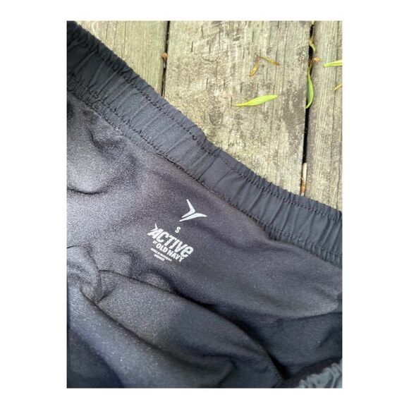 Active by Old Navy Run Shorts Black White Grey Stretch Waist Sz S - Picture 4 of 6